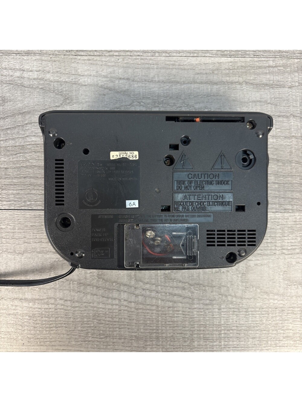 Vintage Sony Dream Machine ICF-C25 - Picture 7 of 9